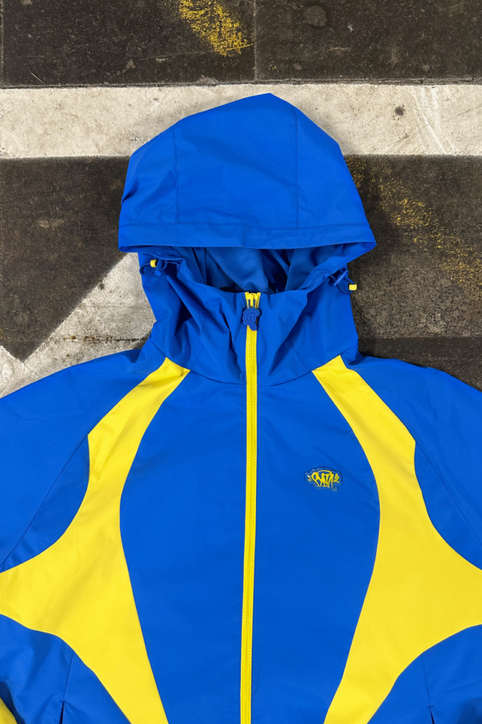 VORTEX WOVEN JACKET – BLUE/YELLOW