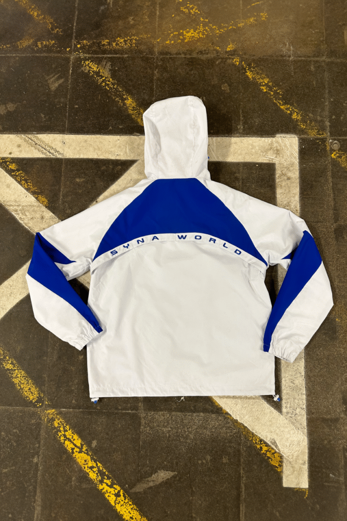 VORTEX WOVEN JACKET – WHITE/BLUE