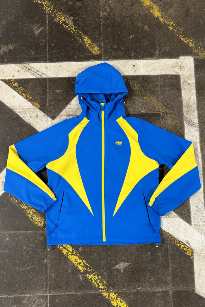 VORTEX WOVEN JACKET – BLUE/YELLOW