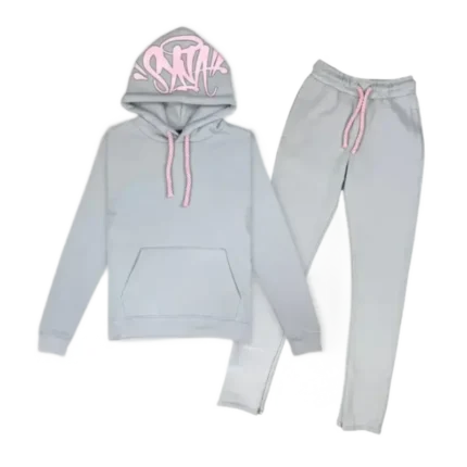 Synaworld Tracksuit logo Grey / Pink