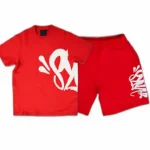 Syna World Shorts And T-Shirt Red